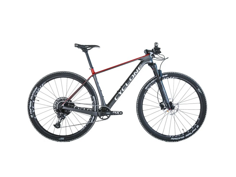 Велосипед Cyclone 29" PRO 1 carbon Серый/Красный